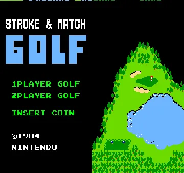 Vs. Stroke and Match Golf (Ladies Version) screen shot title